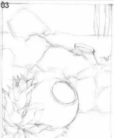 素描场景实操教程！花园一角怎么画？重庆画室学子看过来！图四