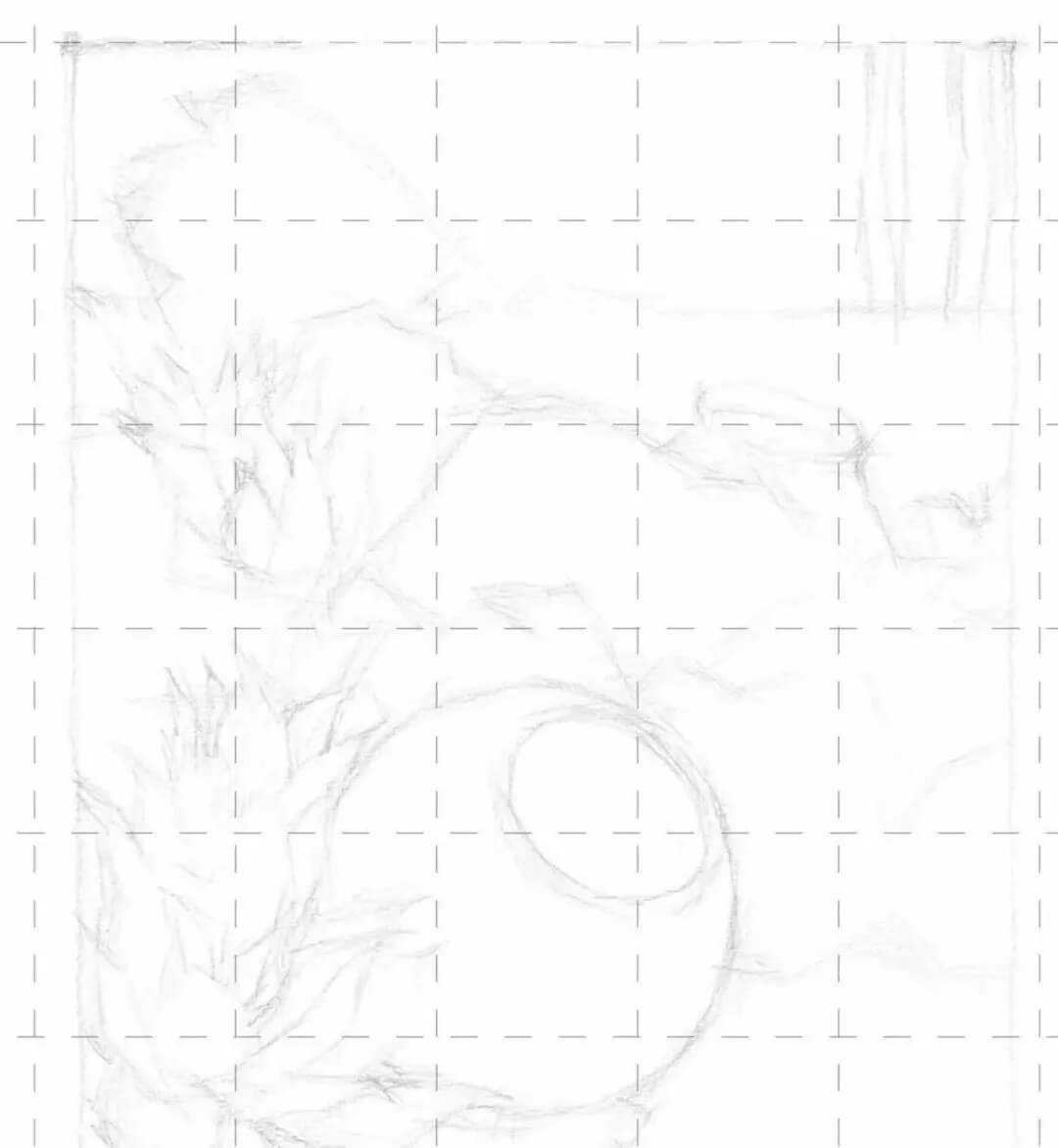 素描场景实操教程！花园一角怎么画？重庆画室学子看过来！图一