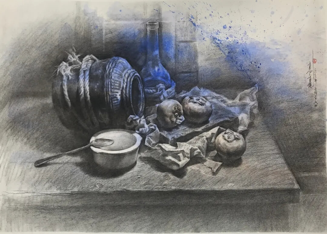 重庆龙行艺术画室培训班！线上寒假课程第一讲：素描基础，图八