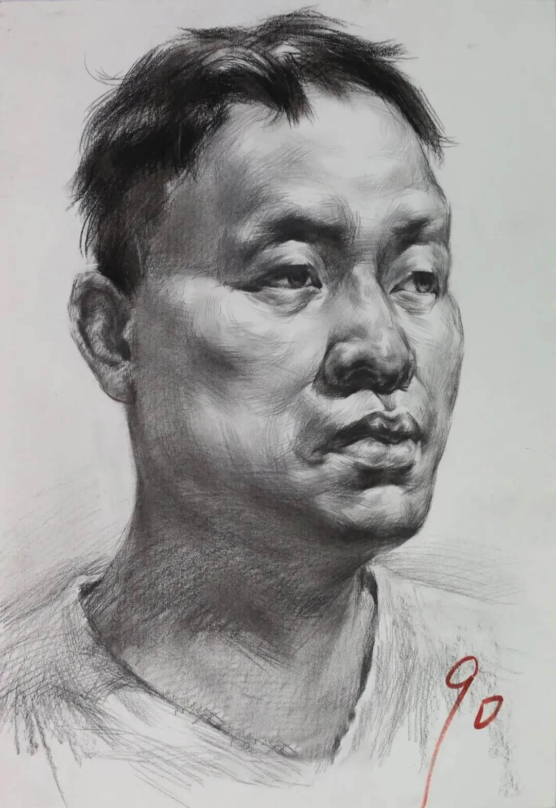 各省美术一模素描高分卷大pk，重庆美术集训画室带你来看看都有哪些共同特征？