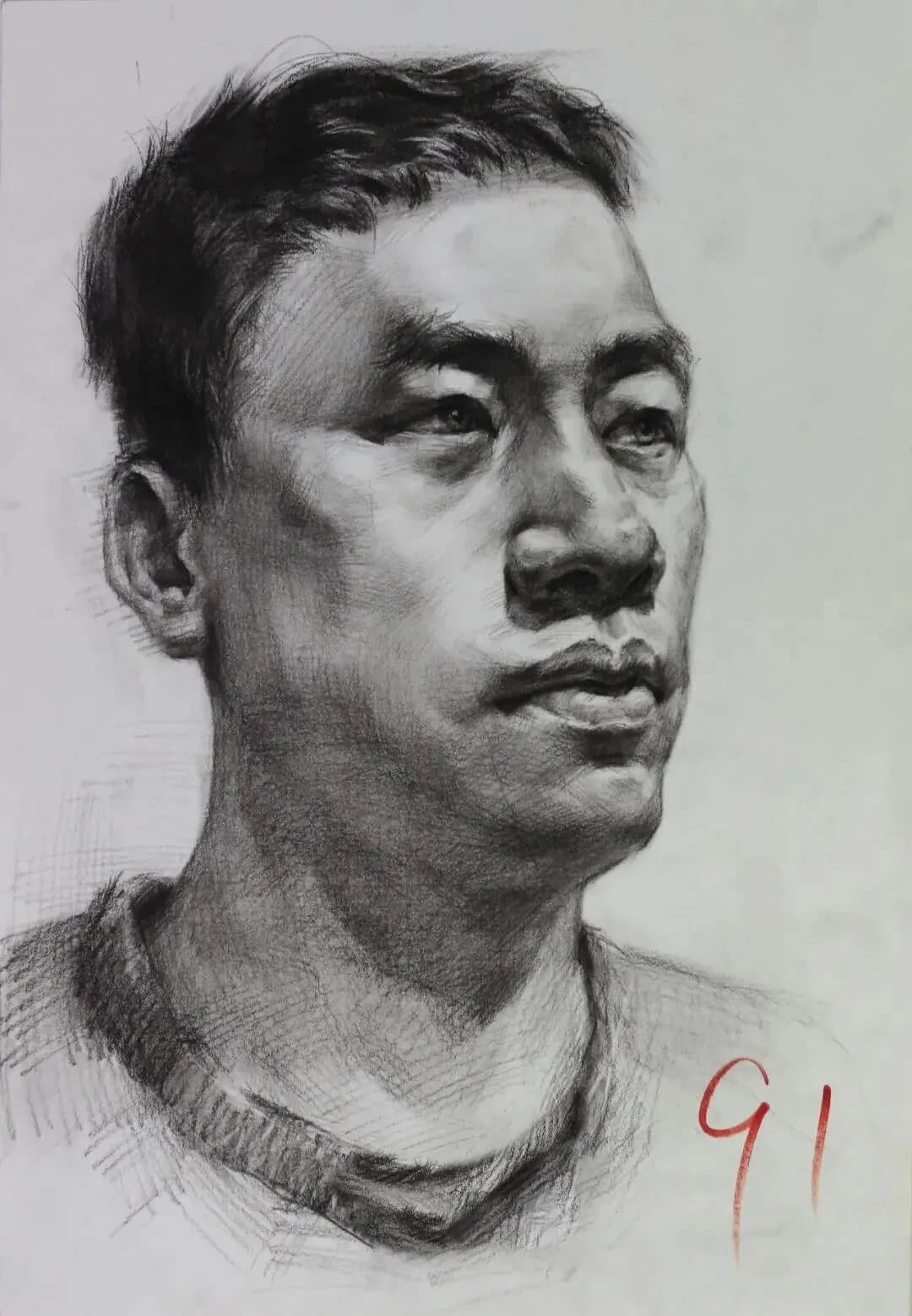 各省美术一模素描高分卷大pk，重庆美术集训画室带你来看看都有哪些共同特征？