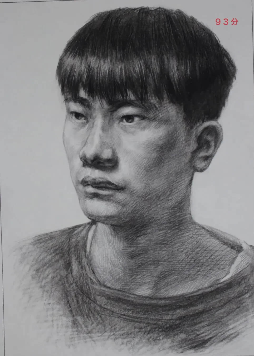 各省美术一模素描高分卷大pk，重庆美术集训画室带你来看看都有哪些共同特征？