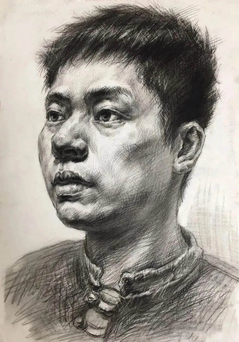 各省美术一模素描高分卷大pk，重庆美术集训画室带你来看看都有哪些共同特征？