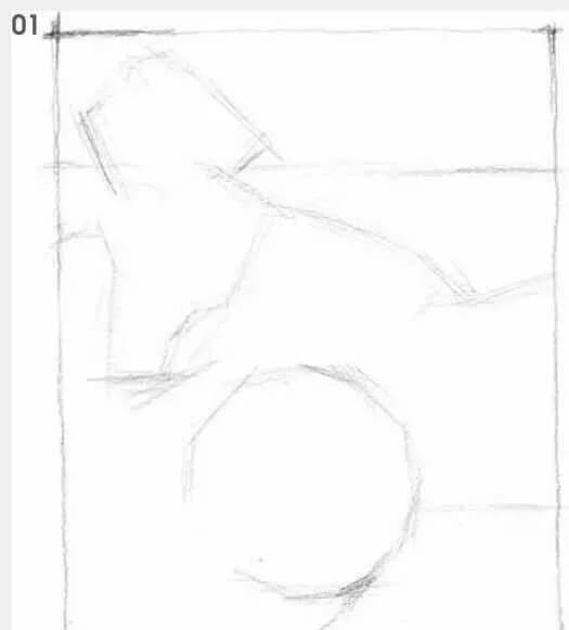 素描场景实操教程！花园一角怎么画？重庆画室学子看过来！图二