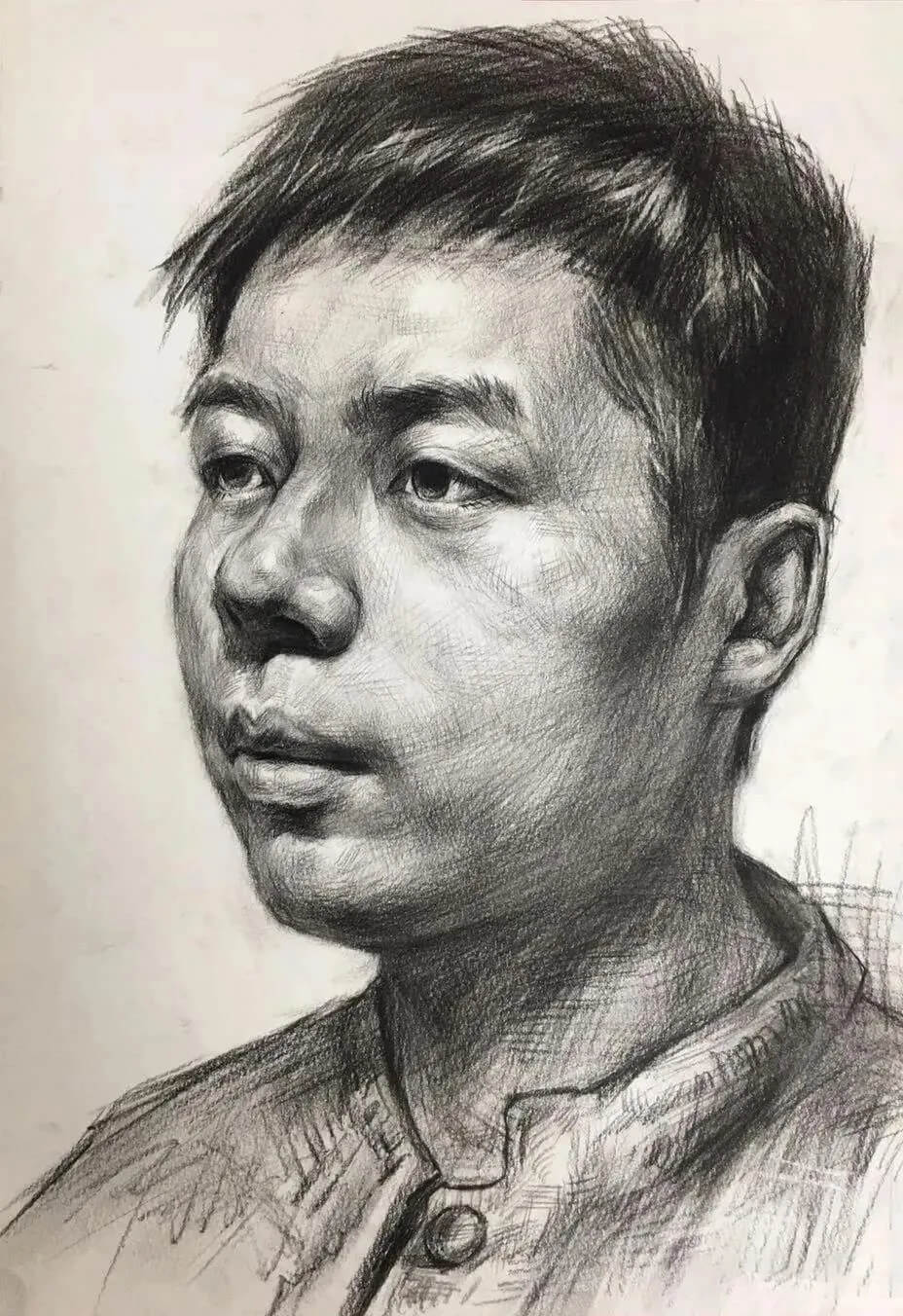 各省美术一模素描高分卷大pk，重庆美术集训画室带你来看看都有哪些共同特征？